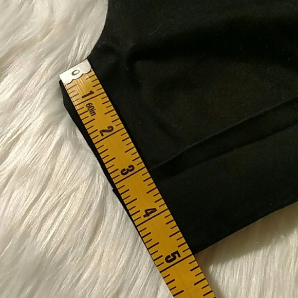 White House Black Market Black Casual Cuffed Shorts With Silver Hardware Size 2 - Picture 4 of 6